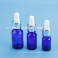 5ml 10ml 15ml 20ml 25ml 30ml 50ml 100ml empty cobalt blue essential oil glass dropper bottles